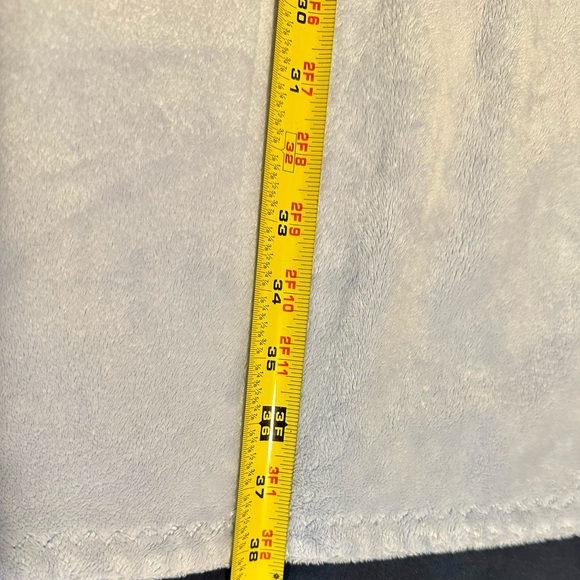 🔥POTTERY BARN KIDS Soft Velour Light Blue Infant Baby Blank… - Picture 7 of 7